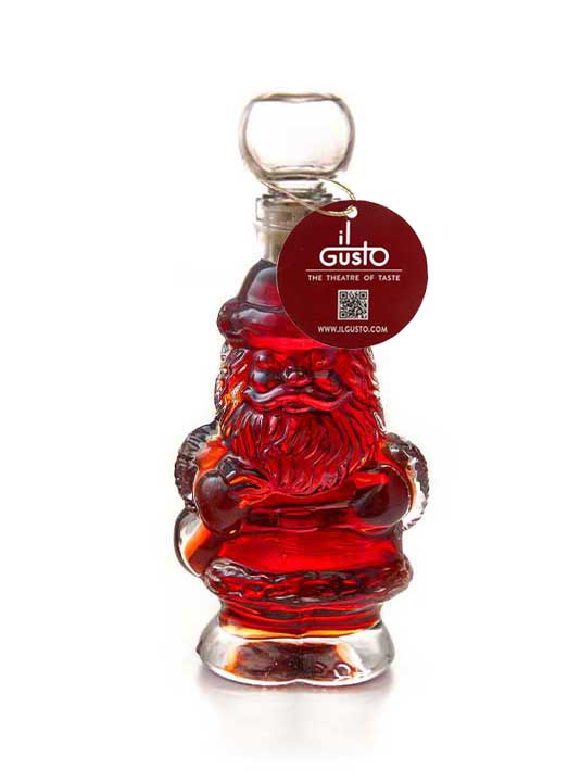 Raspberry Vodka in Santa Shaped Glass Bottle - 100ml - 15%vol