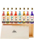 Happy 40th Birthday Gin Selection Gift Set - 8 Gin Flavour Varieties - (Pack of 8)