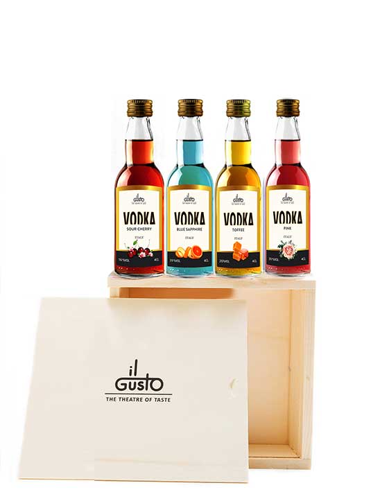 Miniature Vodka Gift Set ( Pack of 4 x 40ml )