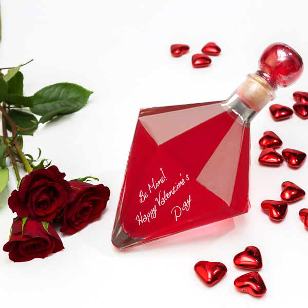 Valentine's Day Gift Diamond with Blood Orange Vodka 200ML