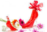 Valentines Day Gift Lady Shoe with Blood Orange Vodka